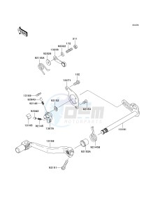 KX 450 D [KX450F] (D7F) D7F drawing GEAR CHANGE MECHANISM