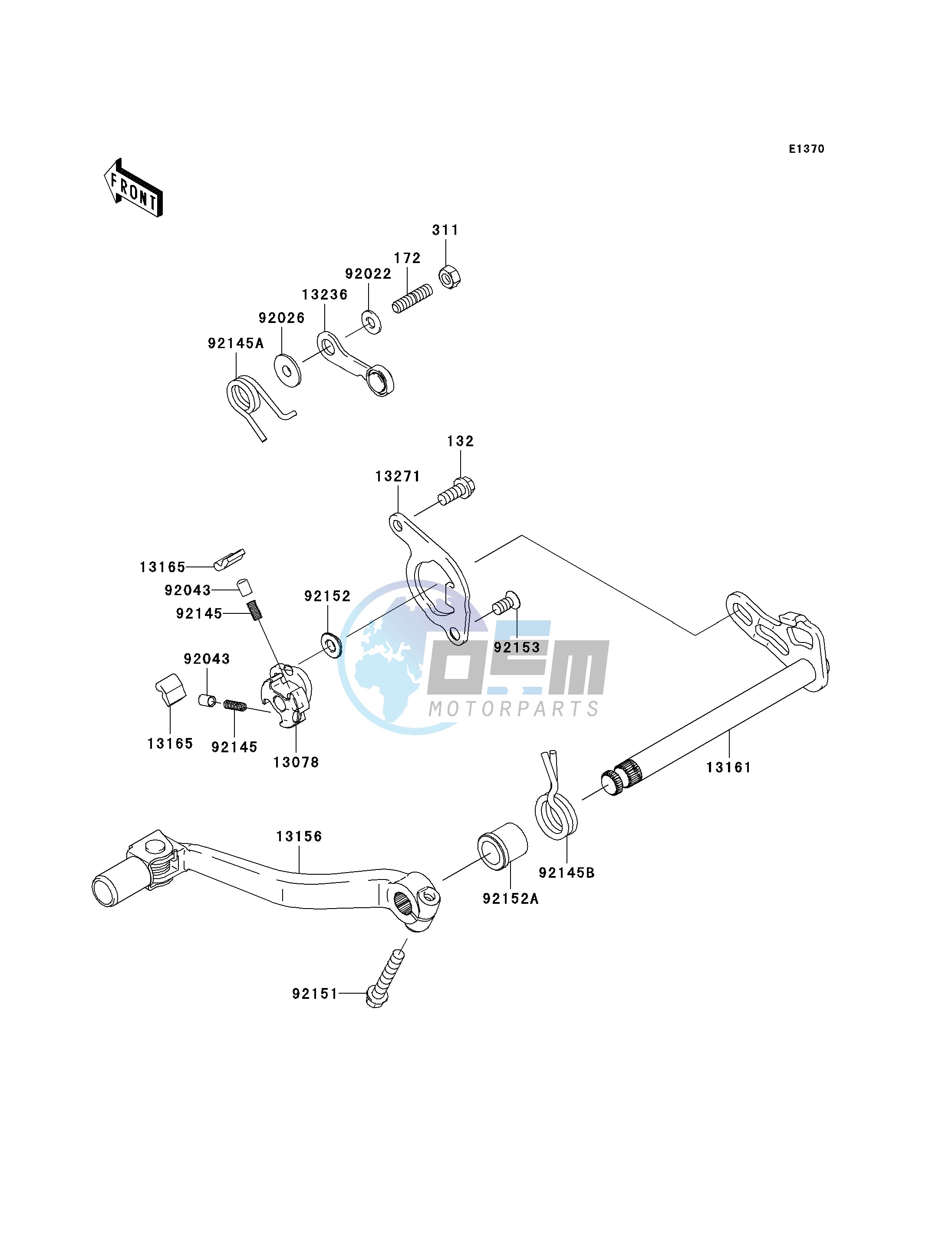 GEAR CHANGE MECHANISM