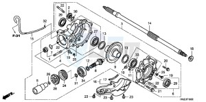 TRX500FAC drawing FINAL DRIVEN GEAR