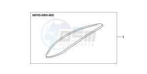 VTX1800C drawing FR.MUDGUARD ORNAMENT