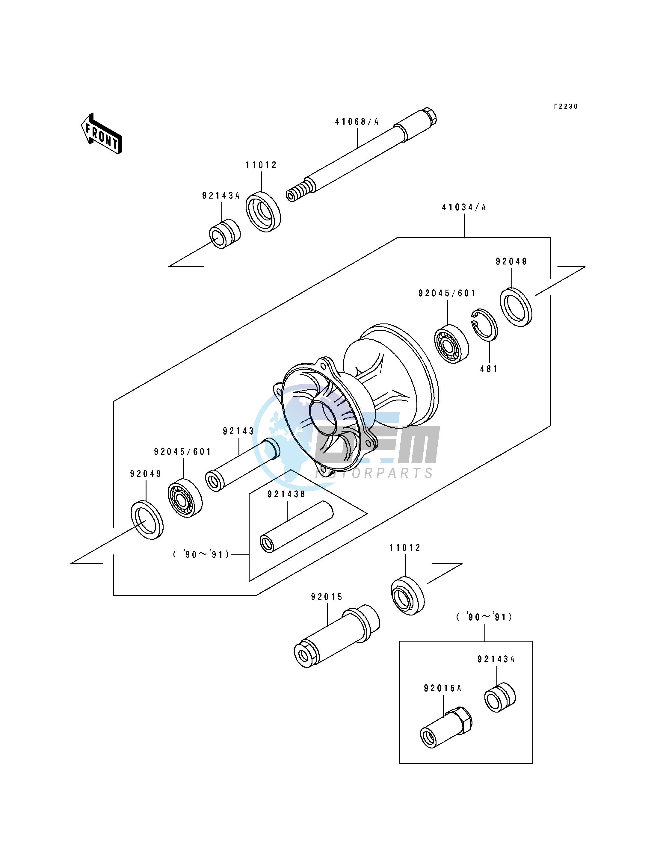 FRONT HUB