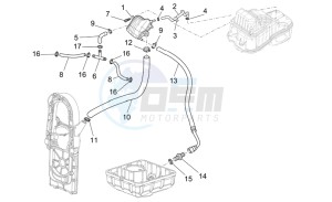 Norge 1200 IE 1200 drawing Blow-by system