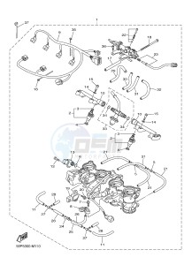 FZ8-S FZ8 FAZER 800 (42PA 42PE) drawing INTAKE 2