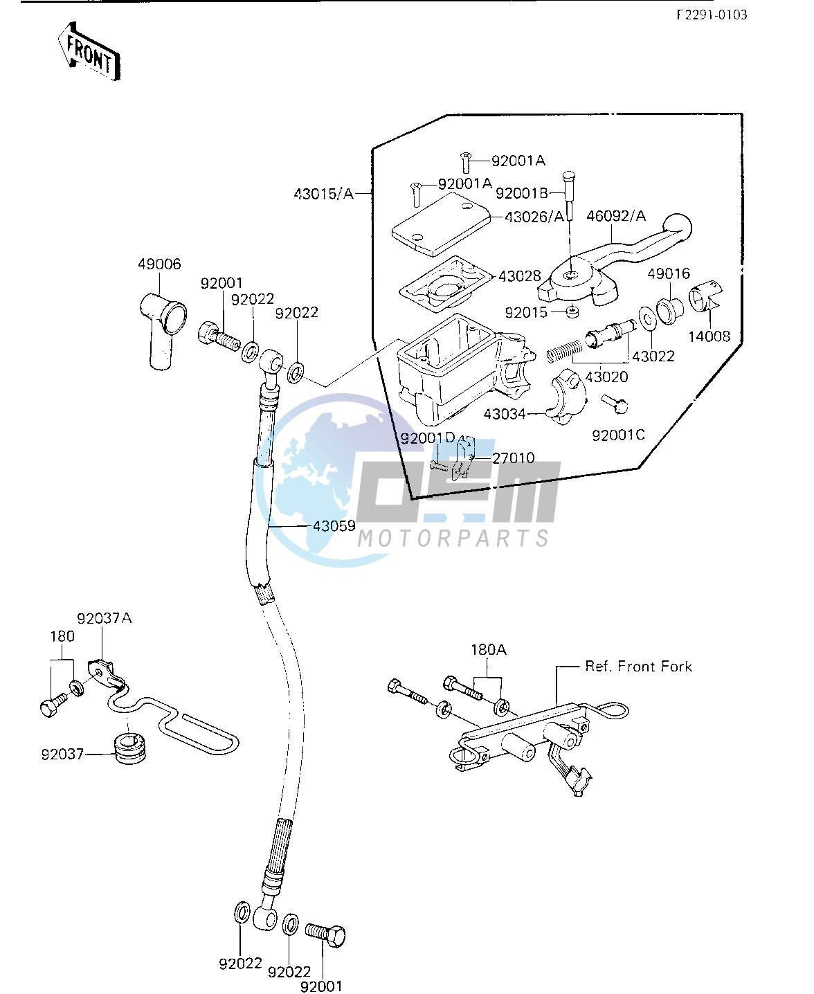 FRONT MASTER CYLINDER