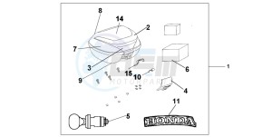 CBF1000 drawing TOP BOX 35 L NH-A48M