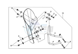 FIDDLE II 50 45KMH NEW ENGINE drawing WINDSCREEN