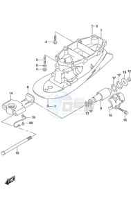 DF 250 drawing Drive Shaft Housing SS Model