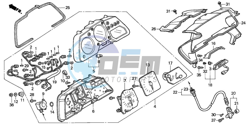 METER (VFR750FL/FM/FN/FP)