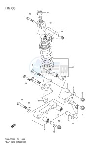 GSX-R600 (E21) drawing REAR CUSHION LEVER (GSX-R600UEL1 E21)