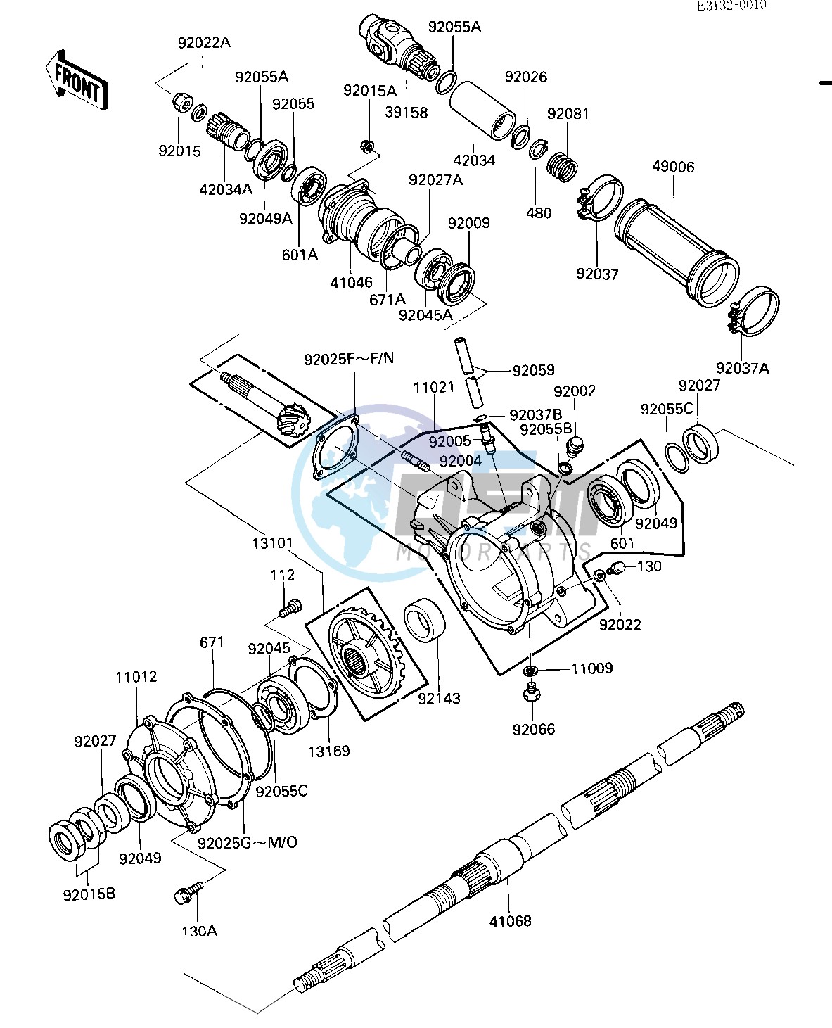 DRIVE SHAFT_FINAL GEARS_REAR AXLE