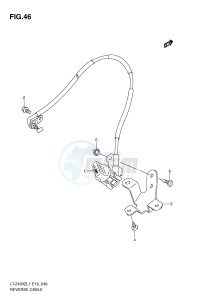 LT-Z400 (E19) drawing REVERSE CABLE (LT-Z400L1 E19)