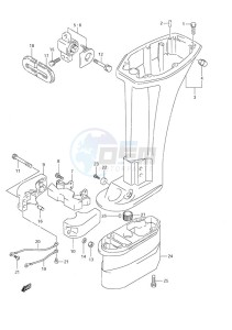 DF 9.9 drawing Driveshaft Housing