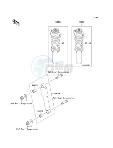 KAF 620 E [MULE 3010 4X4] (E6F-E8F) E7F drawing SHOCK ABSORBER-- S- -