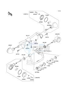 VN 800 C [VULCAN 800 DRIFTER] (C1 CAN ONLY-C2) [VULCAN 800 DRIFTER] drawing TURN SIGNALS