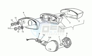 Nevada 750 drawing Taillight