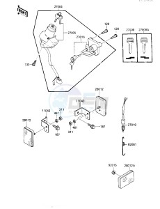 KL 250 D [KLR250] (D4-D6) [KLR250] drawing IGNITION SWITCH