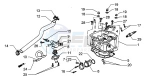 Hexagon 250 GT (5791881) 5791881 drawing Cilinder head