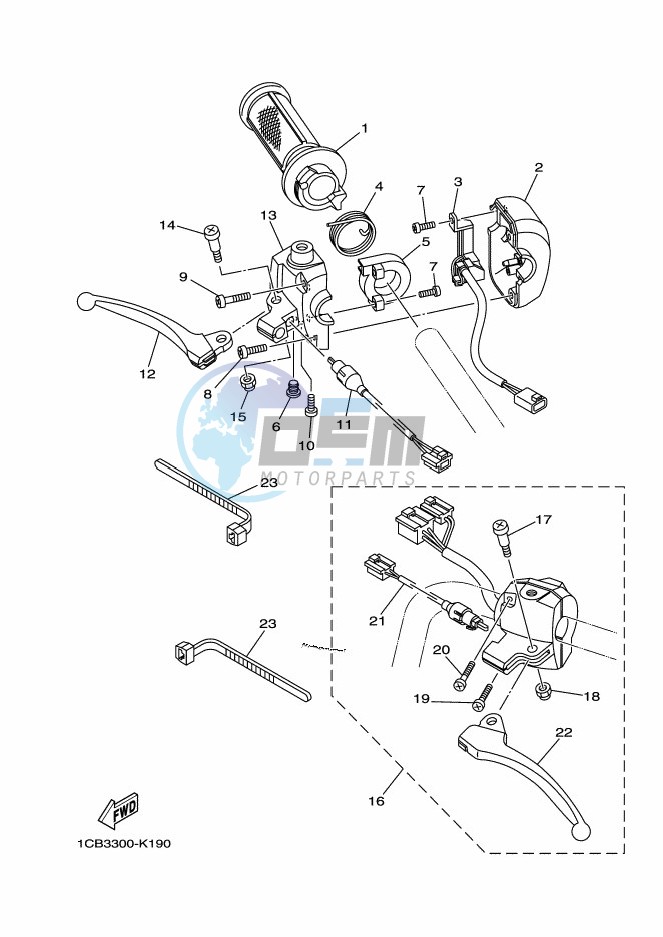 HANDLE SWITCH & LEVER