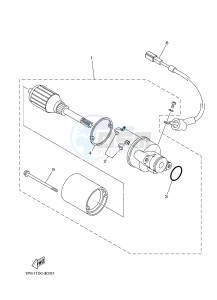 TT-R50E (1P6W 1P6X) drawing STARTING MOTOR