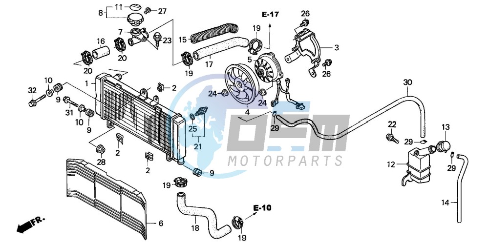 RADIATOR (CBF600N/NA)