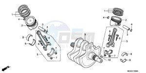 VT750C9 Australia - (U / MME) drawing CRANKSHAFT