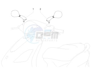 Fly 125 4t e3 (Vietnam) Vietnam drawing Mirrors