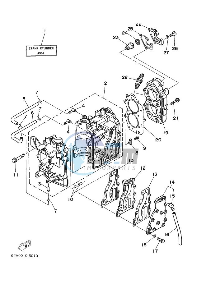 CYLINDER--CRANKCASE