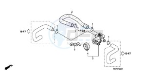 GL18009 Europe Direct - (ED) drawing AIR INJECTION VALVE