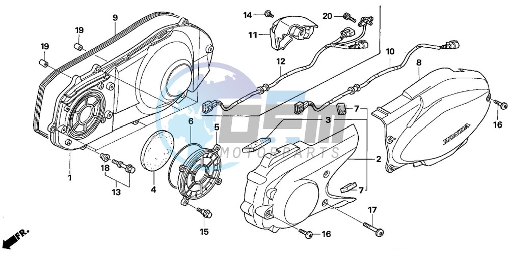 LEFT CRANKCASE COVER