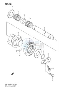 GSF-1250S BANDIT EU drawing CRANK BALANCER