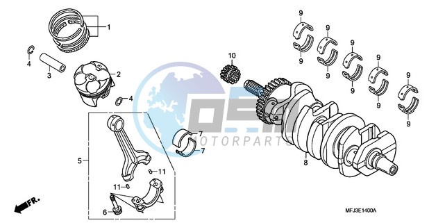 CRANKSHAFT/PISTON