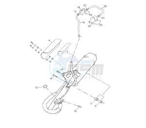 CS JOG R 50 drawing EXHAUST