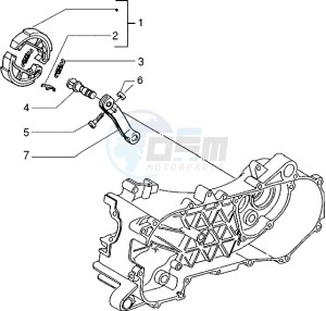 Zip 50 fast rider RST drawing Brake lever