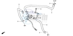 CBR600F4 drawing AIR INJECTION CONTROL VALVE