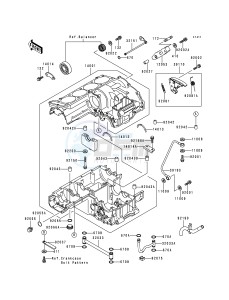 ZR 1100 C [ZRX1100] (C3-C4) drawing CRANKCASE