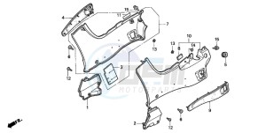 ST1100 drawing SIDE COVER