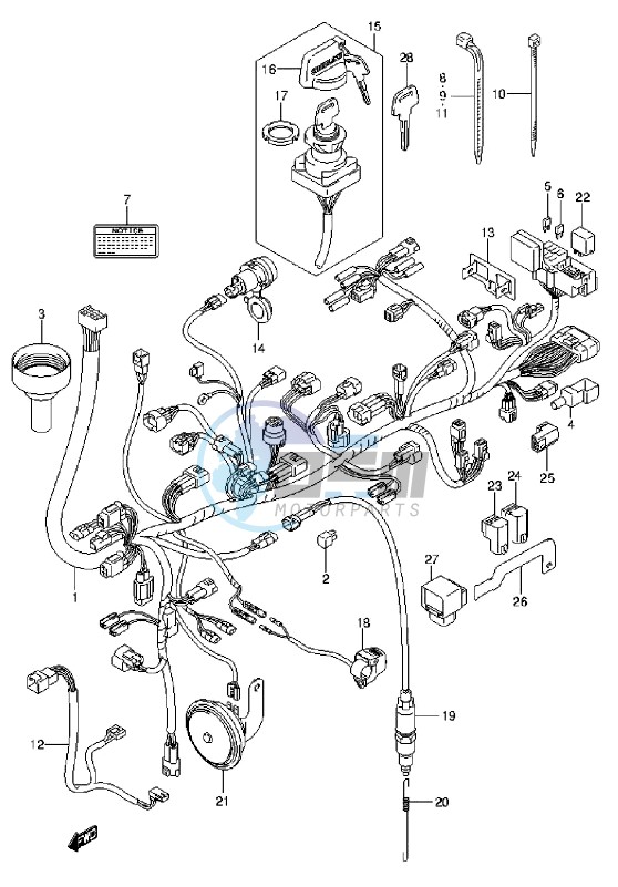 WIRING HARNESS (LT-A750XL3 P24)