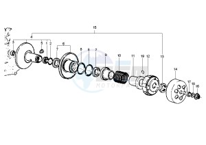 Liberty RST 200 drawing Driven pulley