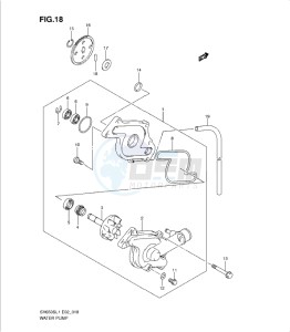 SV650/S drawing WATER PUMP