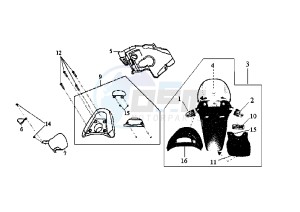 EURO MX E2 - 125 cc drawing TAILLIGHT