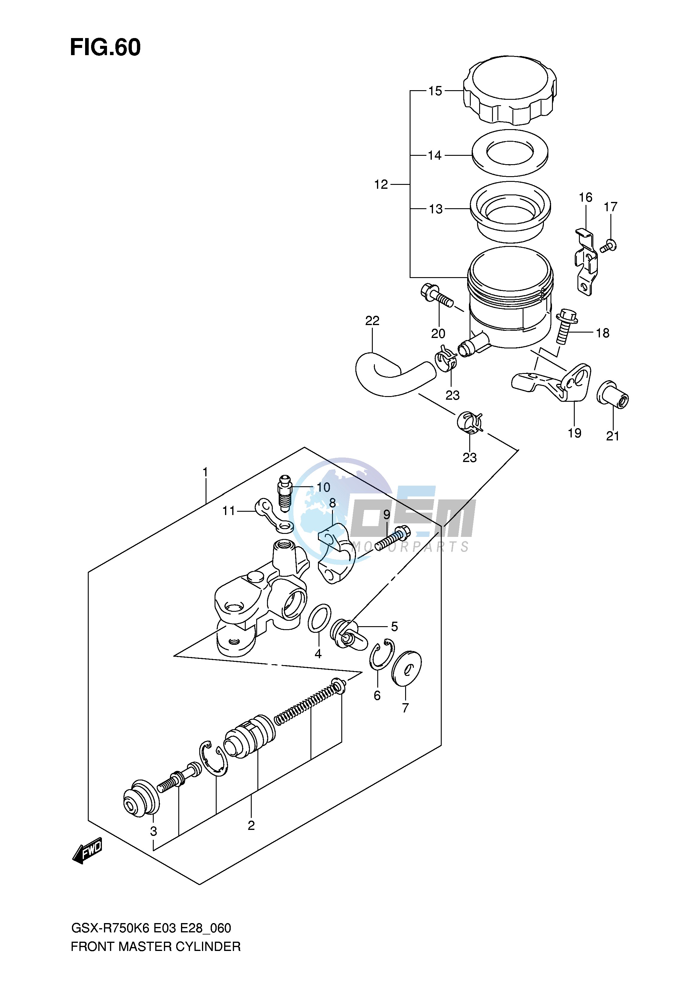 FRONT MASTER CYLINDER