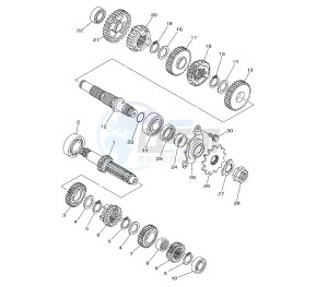 WR F 250 drawing TRANSMISSION