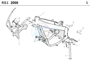 RS1 CASTROL 50 drawing CHASSIS FRONT