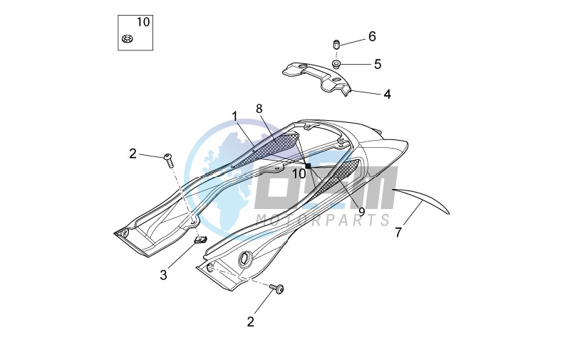 Rear body - Rear fairing