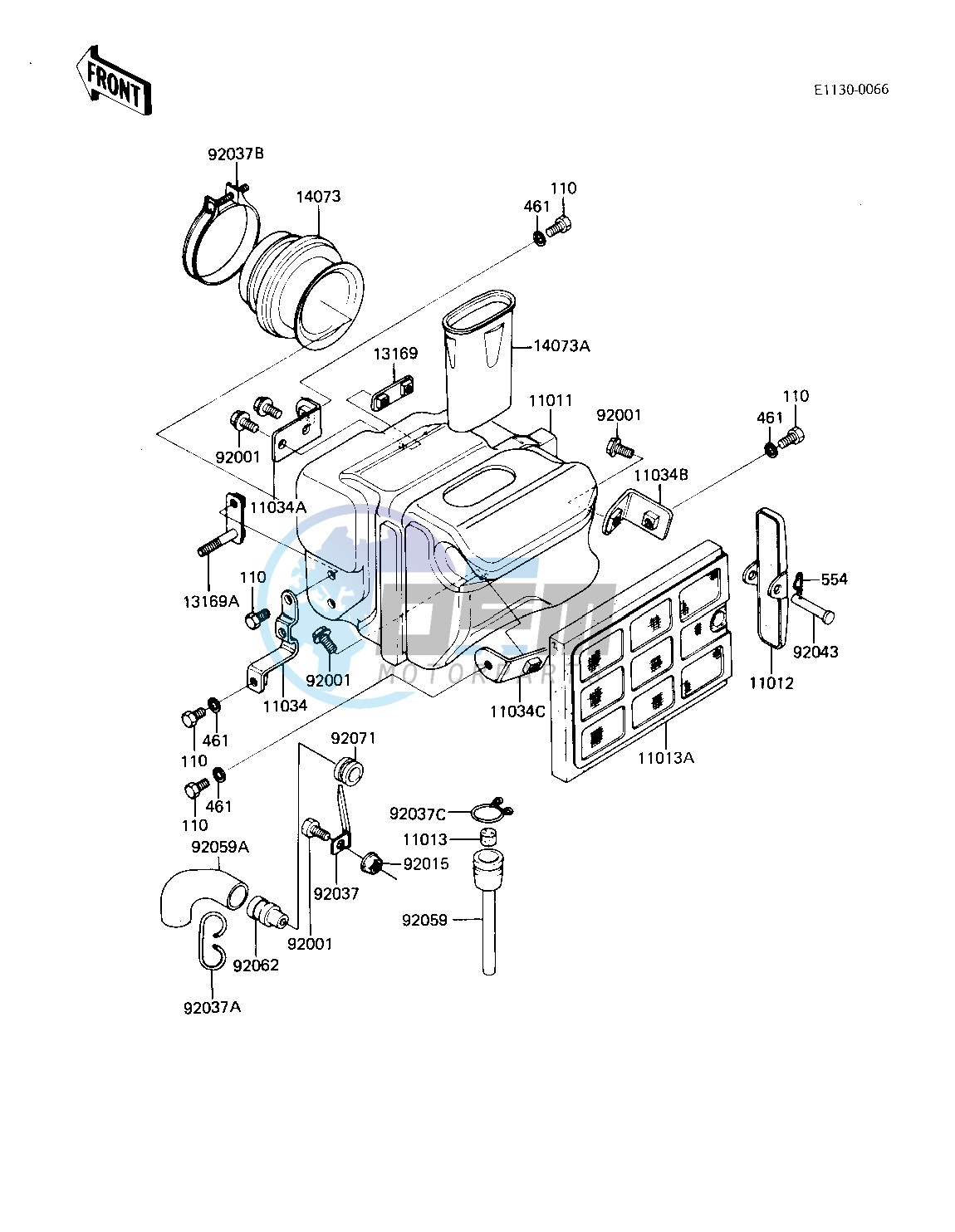 AIR CLEANER -- F_NO.044976-- -