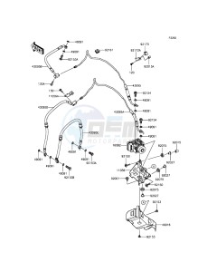 NINJA_ZX-6R_ABS ZX636FEF FR GB XX (EU ME A(FRICA) drawing Brake Piping