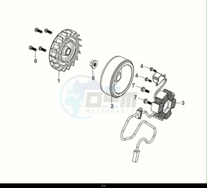 ORBIT III 50 (XE05W2-NL) (E5) (M1) drawing AC GEN. ASSY