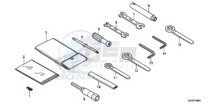 CRF250LE CRF250L Korea - (KO) drawing TOOLS