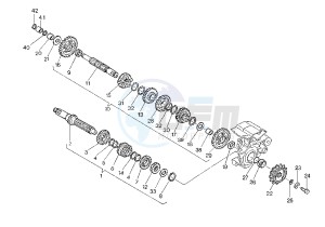 MITO EURO2 125 drawing GEAR BOX