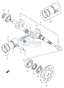 AE50 (E28) drawing CRANKSHAFT